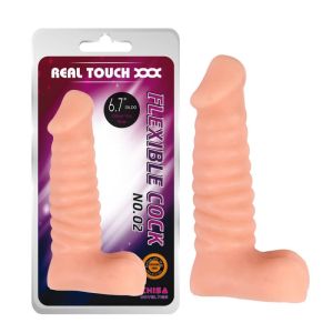 Dildo Real Touch XXX 6.7 inch Flexible Cock No.02 (16cm)