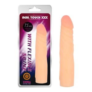 Real Touch XXX With Flexible Spine Dildo 17cm