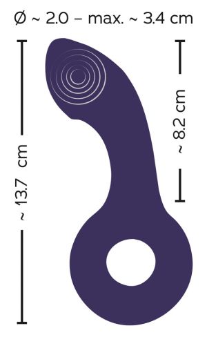 Vibrating G- & P-Spot Massager (13,7 cm)