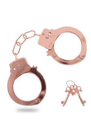 Metal Handcuffs, Rose Gold