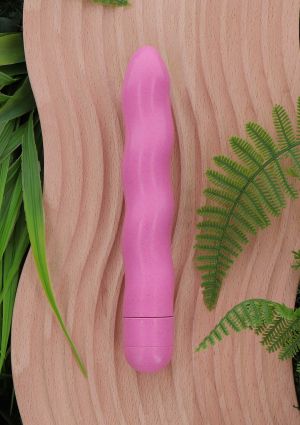 Organic Wave Vibrator, Pink (18cm)