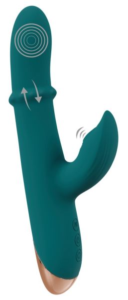 Thumping Rabbit Vibrator with Moving Ring (27.7cm)