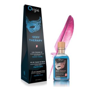 SEXY THERAPY KISSABLE MASSAGE KIT COTTON CANDY 100 ML 