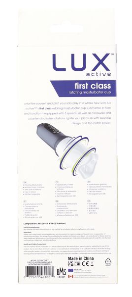 NEW LUX active First Class Masturbator Cup