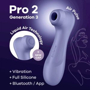 Satisfyer Pro 2 Generation 3 with Liquid Air lilac Bluetooth/App
