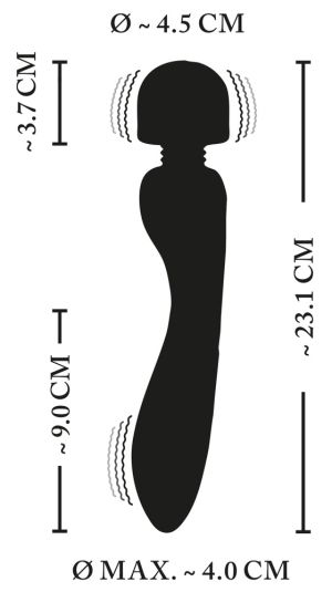 E-Stim Wand & Vibrator (23,1 cm)
