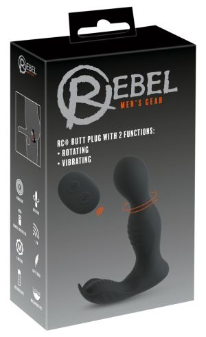 RC Butt Plug with 2 Functions (13,7 cm)