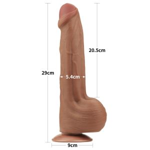 11.5'' King Sized Sliding Skin Dual Layer Dong Brown (29cm)