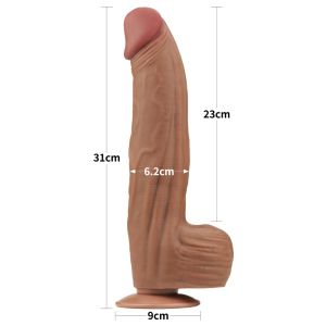 12'' King Sized Sliding Skin Dual Layer Dong Brown (31cm)