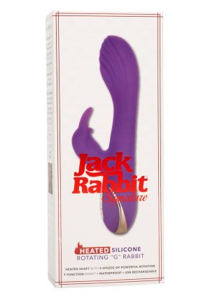 Heated Rotating G Rabbit, Purple (21,5 cm)