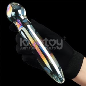 Twilight Gleam Glass Dildo- Prism Glass (18.4cm)