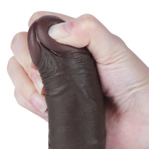 7.5'' Sliding Skin Dual Layer Dong Black I (19.2cm)