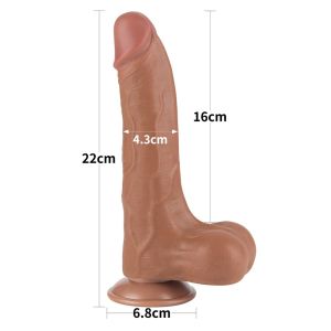 8.5'' Sliding Skin Dual Layer Dong Brown II (22cm)