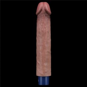 9" REAL SOFTEE Rechargeable Silicone Vibrating Dildo (22.8cm)