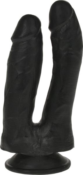 Dildo Double Grant, black (18.5 cm)